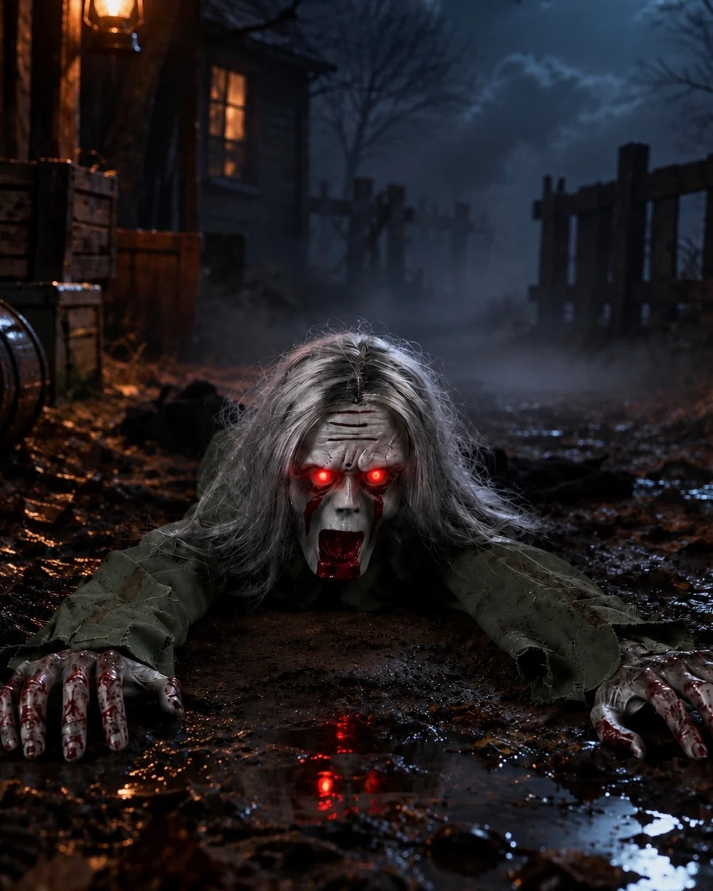 👻 Halloween🎃 FREE SHIPPING🔥Crawling Zombie — Life-Size Halloween Lawn Decoration