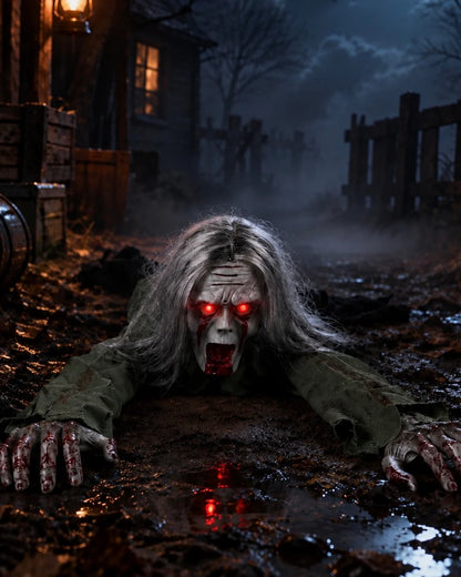 👻 Halloween🎃 FREE SHIPPING🔥Crawling Zombie — Life-Size Halloween Lawn Decoration