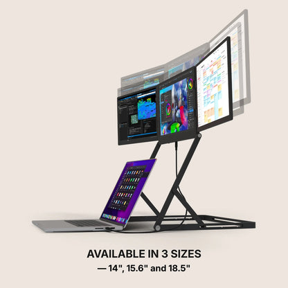 Triple-Screen Laptop Extender