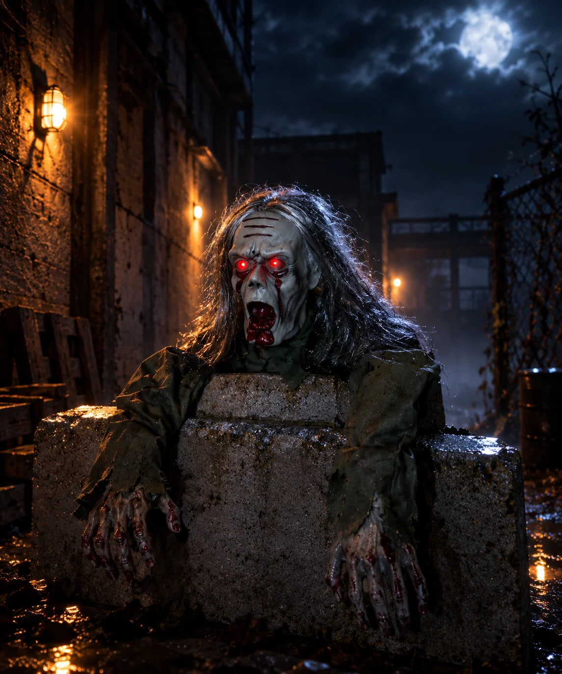👻 Halloween🎃 FREE SHIPPING🔥Crawling Zombie — Life-Size Halloween Lawn Decoration