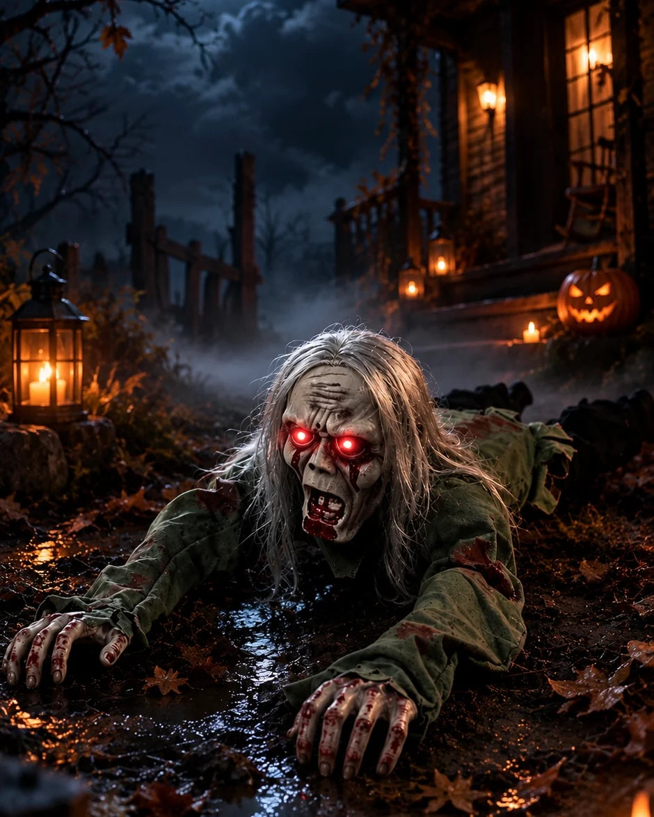 👻 Halloween🎃 FREE SHIPPING🔥Crawling Zombie — Life-Size Halloween Lawn Decoration