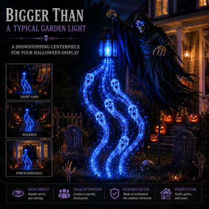 🎁Today 50% OFF +  FREE SHIPPING🔥 🎁💀Halloween Soul Harvester Animated Garden Light