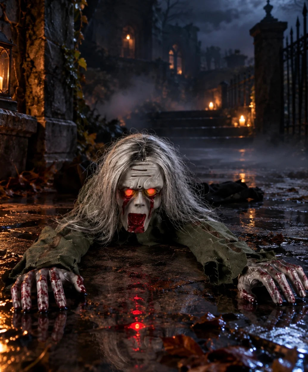 👻 Halloween🎃 FREE SHIPPING🔥Crawling Zombie — Life-Size Halloween Lawn Decoration