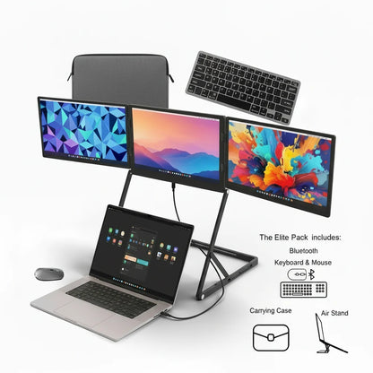 Triple-Screen Laptop Extender