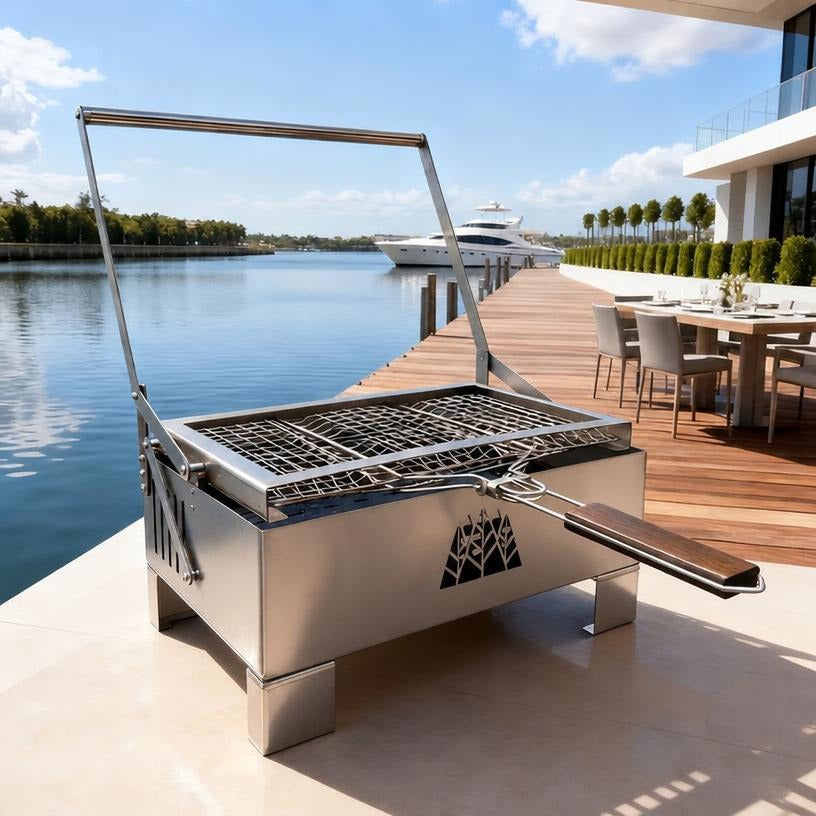 Azzenka F2 Box-Style Rotating Grill