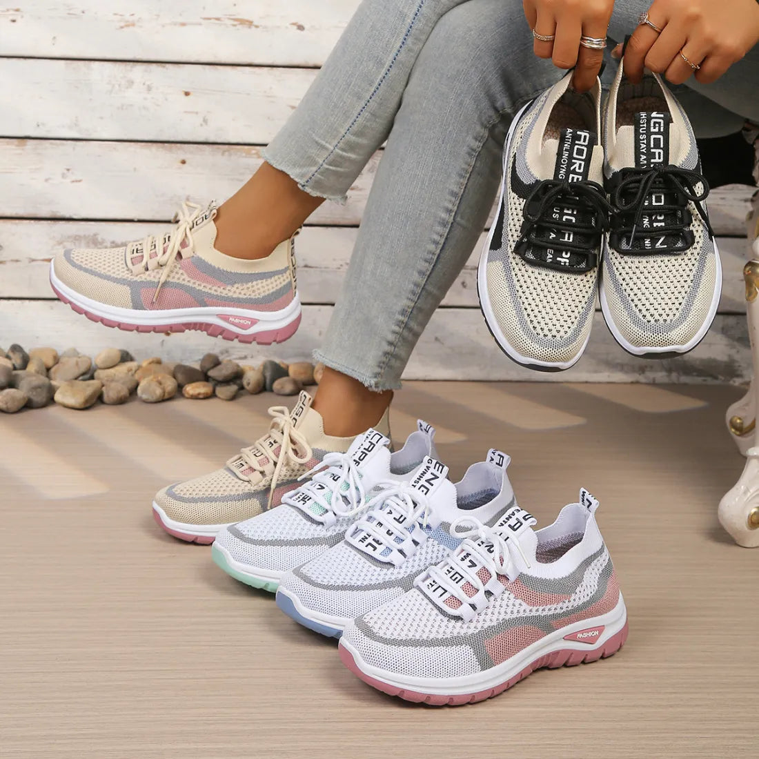 🔥 Last Day Sale – 49% OFF! ⏰Women's lightweight, comfortable and breathable sneakers