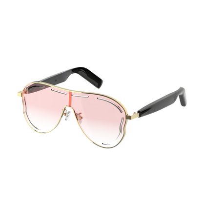 🎶⚡Wireless Audio Smart Glasses with Bluetooth 5.4 – Waterproof Sports Sunglasses with Anti-Blue Light & UV Shield – Ideal Tech Gadget Holiday Gift Idea 🕶️❄️