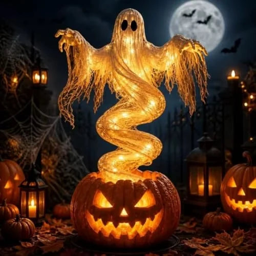 👻 Halloween🎃 FREE SHIPPING🔥 Rising Ghost Pumpkin Light