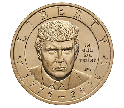 President Donald J. Trump 2026 $1 Coin Roll – America 250 - Official Declaration of Independence Roll