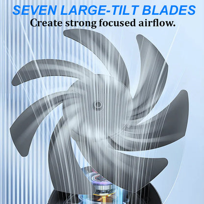 📢📢50% OFF !!🌬️ Mini Desk Fan with 100-Speed Control & Digital Display — Precision Airflow, Long Battery Life & Silent Operation